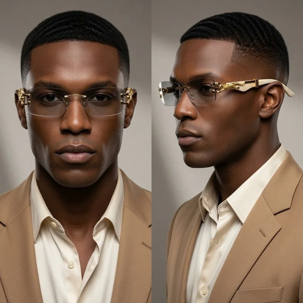 Men Eyewear Stylish Modern Sun Blockers Offering Premium Quality Buffs Migos New